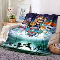 Barking Team Blanket Dog Patrol Cartoon Childrens Room Bedroom Anime Cute Flannel Sofa Bed Super Soft Warmth Can Be Customized a66