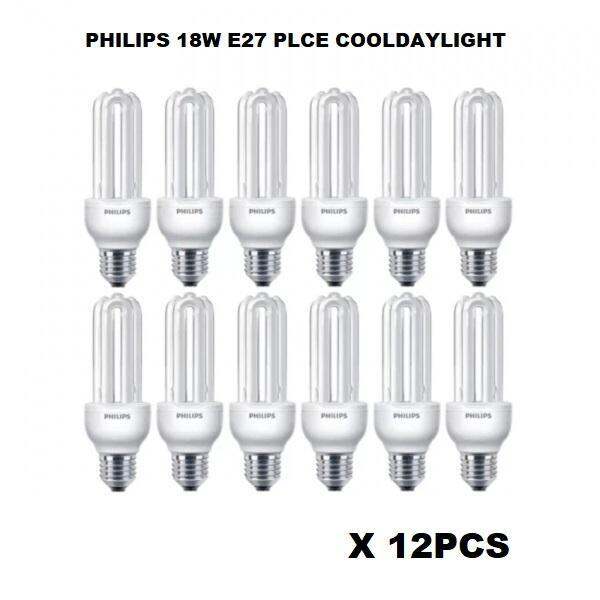 12pcs X Philips Plce Essential 18w E27 Cool Daylight 6500k 1box Lazada 8532