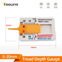 【YD】 0-20mm Tread Depth Gauge Car Tyre Tire Thickness Gauges Automobile Wear Detection Measuring Tools Caliper