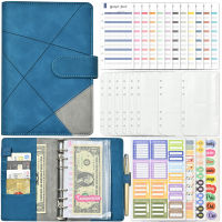 Money Management Planner A6 Budget Notebook Loose-leaf Binder Organizer Retro Indentation Notebook Daily Budget Planner