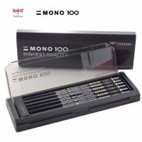 Tombow MONO 100ดินสอชุด12ชิ้นกล่อง Mono-Graph Professional ดินสอ HB B 2B 4B 6B ญี่ปุ่น