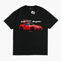 Kaos Baju Mobil Toyota SUPRA GR A90 Kaos Otomotif - Karimake - V1 HITAM, S