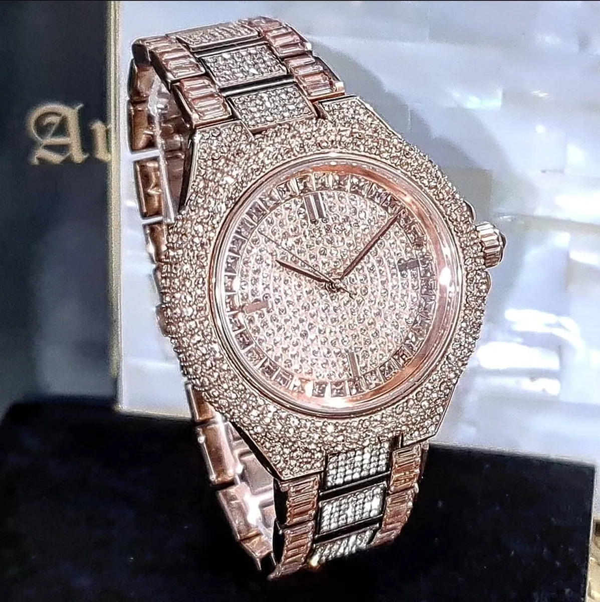 MIchael Kors Lexington Chronograph Dial Unisex Watch  Gold Watch WATCHES  MANDILAX  Online Mens Jewelry Store Lagos  Iced Out and customized Jewelry