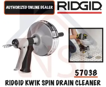 Ridgid 57038 Kwik Spin+ Drain Cleaner