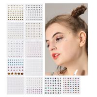 【YF】 Crystal Tattoo Sticker Glitter Makeup Decorations Rhinestones Face Eyes Diamond Temporary Music Festival Rock Party