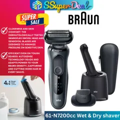 BRAUN 61-B4200CS-V [Men's Shaver Series 6 Rechargeable 3-Blade