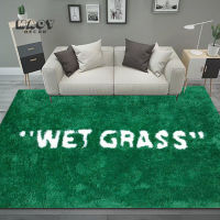 Wet Grass Car Luxury nd Green Area Living Room Floor Mat Bedroom Bedside Bay Window Sofa Home Decor Mat Area Rug Large