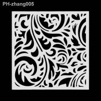 13x13 Floruishing Layering Stencils for Diy scrapbook/photo album Decorative Embossing coloringpainting stencilhome decor