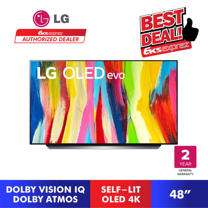 [FREE TV bracket+LG MASK+TnG RM250] LG C2 Series 4K Smart SELFLIT OLED