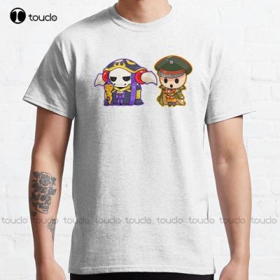 Chibi Overlord Skeleton Knight In Another World Classic T-Shirt Mens Tshirts Graphic Fashion Creative Leisure Funny T Shirts Tee