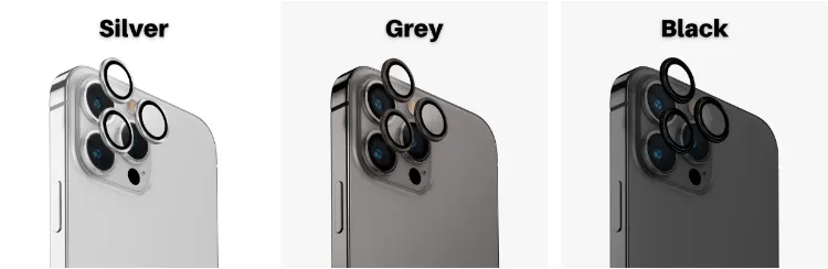 Optix Lens Protector for iPhone 15 Pro / Grey