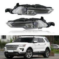 1Pair Car Bumper DRL LED Fog Light for Ford Explorer 18 19 Ford Fusion 17-18 Auto Driving Lamp Daytime Running Light