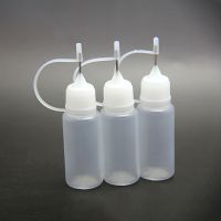 1/5/7/10PCS Mini Design Makeup Refillable Bottles 10ML Needle Tube Sub-bottling Makeup PE Pinhole Refueling Bottle Tip Bottle