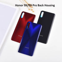 สำหรับ Huawei Honor 9X / 9X Pro แก้วด้านหลังฝาครอบกรณีซ่อมแซมชิ้นส่วนแผงด้วยสติกเกอร์กาว