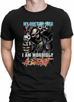 My Doctor Said I Am Morbidly A Beast Shirt Grim Reaper With Unisex Crewneck(1)