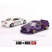 มินิ GT 1:64ห้องรถสปอร์ตเส้นขอบฟ้าโมเดลบ้าน Kaido R34เหมาะสำหรับนิสสัน049 #048 #