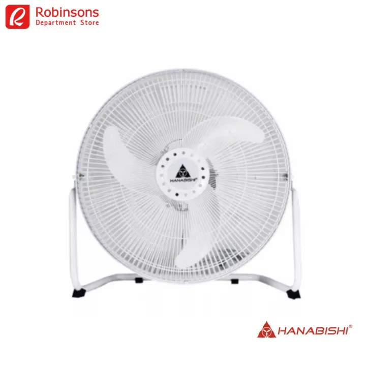 Hanabishi Industrial Floor Fan 10" White Lazada PH