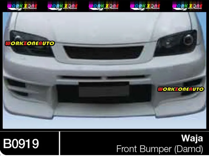 B0919 Proton Waja Fiber Front Bumper (Damd) Body kit Bodykit