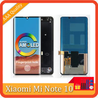 AMOLED จอแอลซีดีสำหรับ Xiaomi Mi Note 10ดิจิไทเซอร์จอแสดงผล LCD ประกอบสำหรับ Xiaomi Mi CC9 Pro Display Mi Mi Note 10 Pro หน้าจอสัมผัส LCD