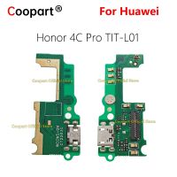 ใหม่ขั้วต่อบอร์ดชาร์จ Micro USB เชื่อมต่อ Flex Cable ไมโครโฟนสําหรับ Huawei Honor 4C Pro TIT-L01 4Cpro พอร์ตชาร์จ