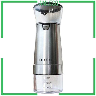 [AMLESO] Electric Coffee Grinder Home Office Stainless Steel Spices Nut Mill Machines