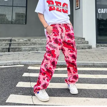 Red and sale gray camo pants