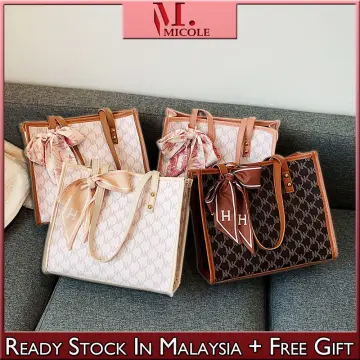 Shop Women Tote Leather Handbag online Lazada .my