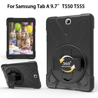 Samsung Galaxy Tab A 9.7 2015เคส SM-P555 T555 SM-T550 T550ฝาครอบ P550เด็กปลอดภัยกันกระเทือนทนทานแท็บเล็ตมือถือ