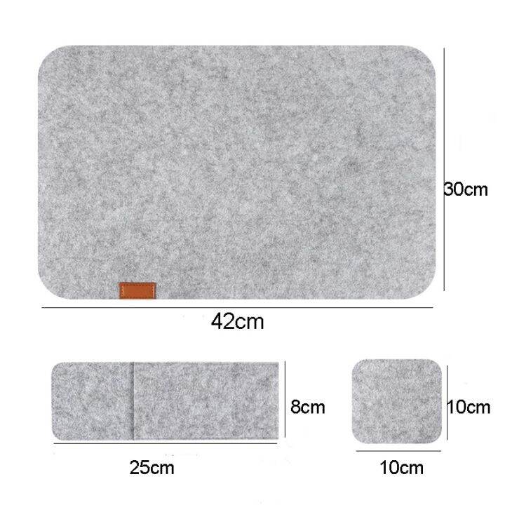 3-12-18pcs-kitchen-washable-felt-dinning-placemats-for-table-mat-heat-insulated-glass-coasters-cutlery-storage-bags-home-decor