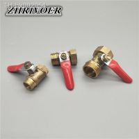 ❇﹍﹉ Pneumatic 1/8 1/4 3/8 1/2 BSP Female/Male Thread Mini Ball Valve Brass Connector Joint Copper Pipe Fitting Coupler Adapter