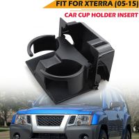 Rhyming Car Rear Center Console Drinks Water Cup Bottle Holder Black Fit For Nissan Frontier Pathfinder Xterra 2005 2015