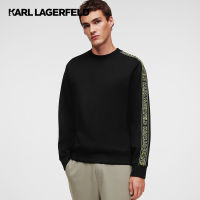 KARL LAGERFELD - KARL LOGO TAPE SWEATSHIRT 230M1803 เสื้อสเวตเชิ้ต