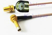 JP-MS156SMAF-0.2M : Jumper MS156 Plug + RG316(L=20cm.) + SMA female bulkhead