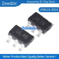 10pcs USBLC6-4SC6 SOT23-6 USBLC6 SOT USBLC6-4SC UL46 ESD static protection IC WATTY Electronics