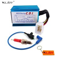 Blue Racing Ignition Coil 5 Pin AC CDI A7TC Spark Plug For 50 70 90 110 125 140 150 160 cc ATV Quad Pit Dirt Bike Motorcycle