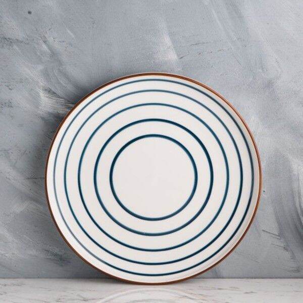 Meiji Blue Swirl Dinner Plate 10 Piring Makan Lazada Indonesia