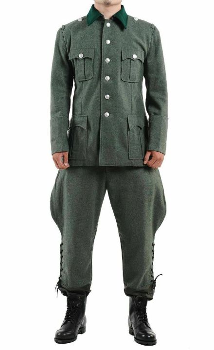Ww2 Wwii German Army M36 Officer Wool Field Tunic And Breeches Military