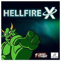 ยางปิงปองเม็ดยาว Sauer &amp; Troger รุ่น Hellfire X