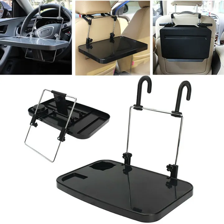 Folding Car Computer Desk Work Table In Laptop Stand Food Tray Drink Holder Lazada Singapore Car Laptop Stand Food Tray Drink Holder, Portable Tray Table For Car