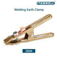 Special Offers 260A Brass Material A Shape Ground Welding Earth Clamp For Welding Machine New Cable Holder Full Copper Body