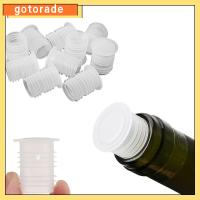 GOTORADE 10/20Pcs/set ชนิดข้น อะไหล่ การทำไวน์ สีขาว เครื่องซีลขวด จุกไวน์ ฝาขวดไวน์