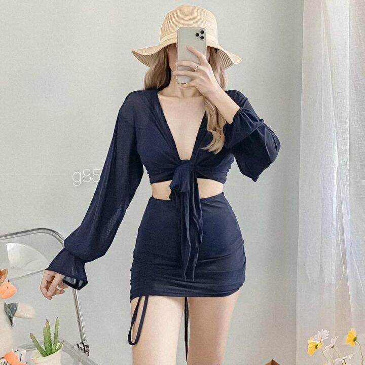 WearMyDay Arhlyn Coverup Swimsuit Terno Top and Skirt Korean