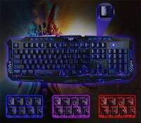 1ชิ้นรุ่นภาษารัสเซีย-ภาษาอังกฤษ3-สี Backlights 114-คีย์ A878R สำหรับเกมบ้าน