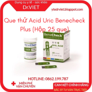 Que thử Acid Uric Benecheck Plus là phụ kiện của máy đo Benecheck 3 in 1