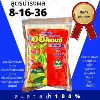 ปุ๋ยเกล็ด สูตร8-16-36 บำรุงผล ขนาด 1 กก