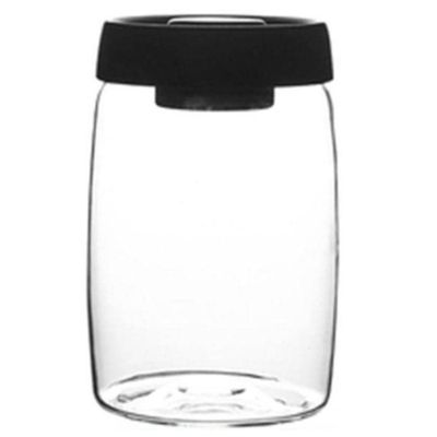 Coffee Bean Storage Container Glass Vacuum Jar Sealed Nordic Kitchen Storage Snack Tea Milk Powder Container Storage