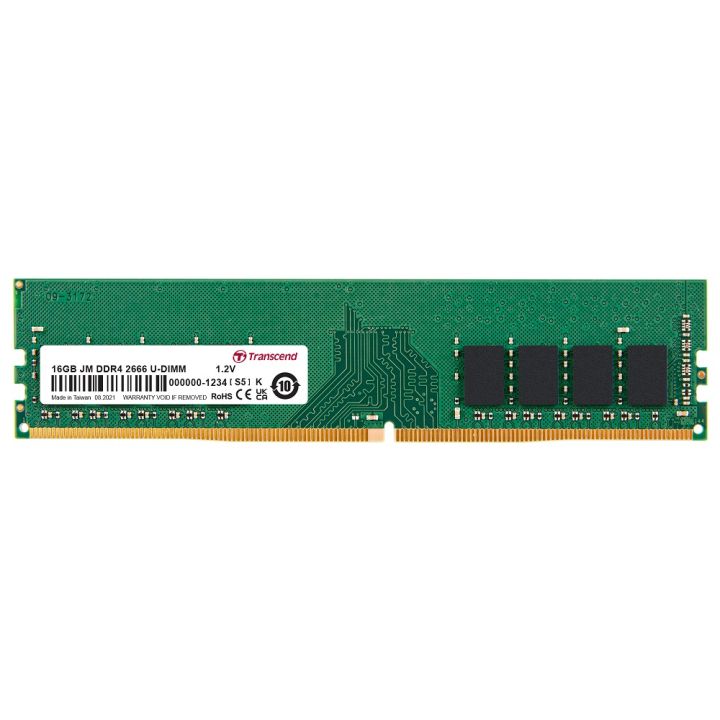 transcend-16gb-ddr4-2666-u-dimm-memory-ram-for-desktop-แรมสำหรับเครื่องคอมพิวเตอร์ตั้งโต๊ะ