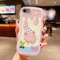 Ins ขอบหยัก Apple 6/7/8 เคสโทรศัพท์มือถือ 6plus การ์ตูนบางเฉียบเคลือบ 7plus รวมทุกอย่างป้องกันการตกเคสนิ่มหญิง