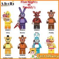 Adoolla/fnaf ซีรีส์เลโก้,ใช้ได้กับ Fazbear/bonni/chica/foxica/freddy Minifigures สำหรับเด็กของเล่นเลโก้【cod】