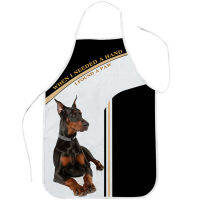 CLOOCL Newfoundland Dogs Kitchen Apron Animals Printed Polyester Aprons Men Women Home Cleaning Tools Baking Aprons